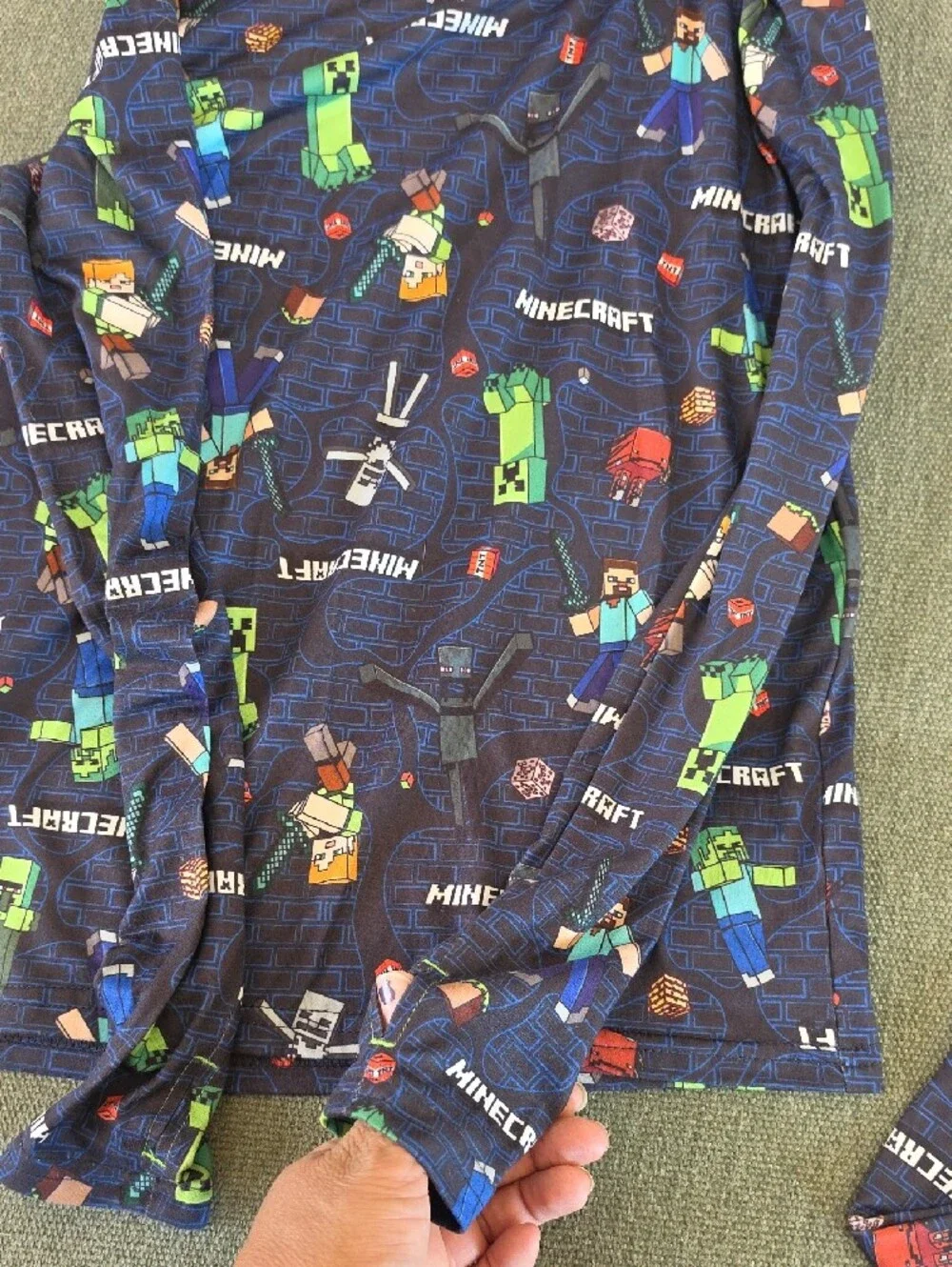 Boys Minecraft Base Layer